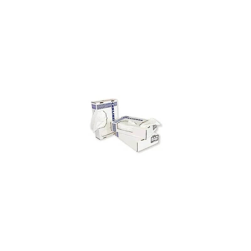Can Liner 24X23 IN 8-10 GAL Clear Plastic 1.2MIL 500/Case