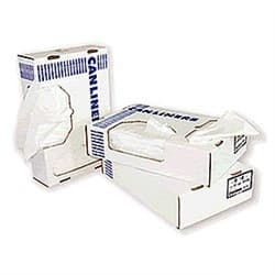 Can Liner 24X23 IN 8-10 GAL Clear Plastic 1.2MIL 500/Case