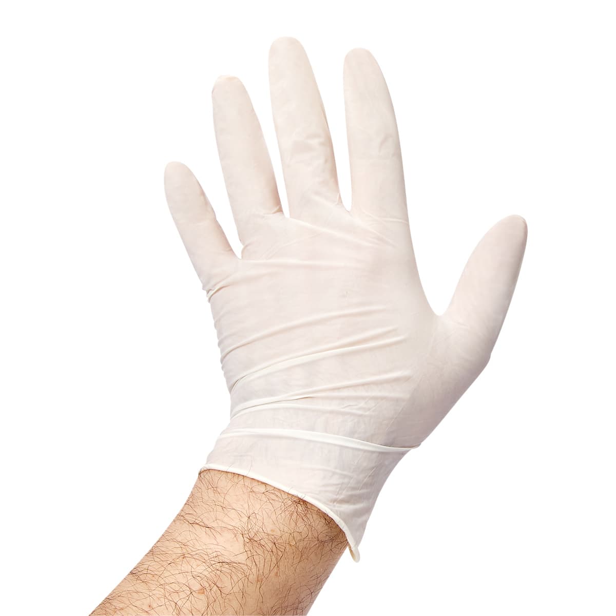 Victoria Bay General Purpose Gloves XL Ivory Latex Disposable Powdered 100 Count/Pack 10 Packs/Case 1000 Count/Case