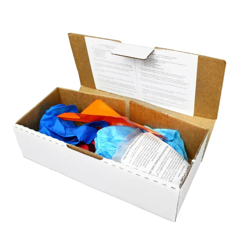 Impact® Pro-Guard® Bloodborne Pathogen Cleanup Kit Red White Without Disinfectant 1/Each