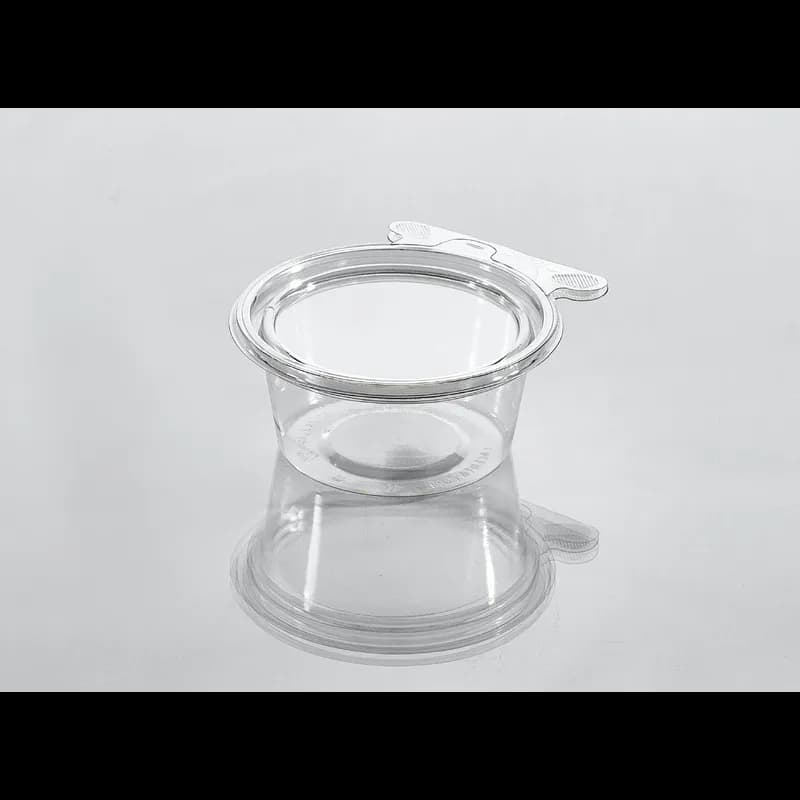 Fresh N' Sealed® Parfait Dessert Container Hinged With Flat Lid 5 OZ PET Clear Round 260/Case