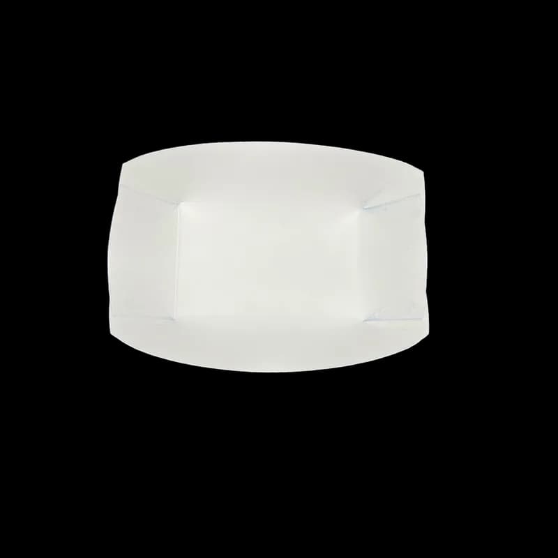 Food Tray 3 LB Paper Blue Rectangle 500/Case