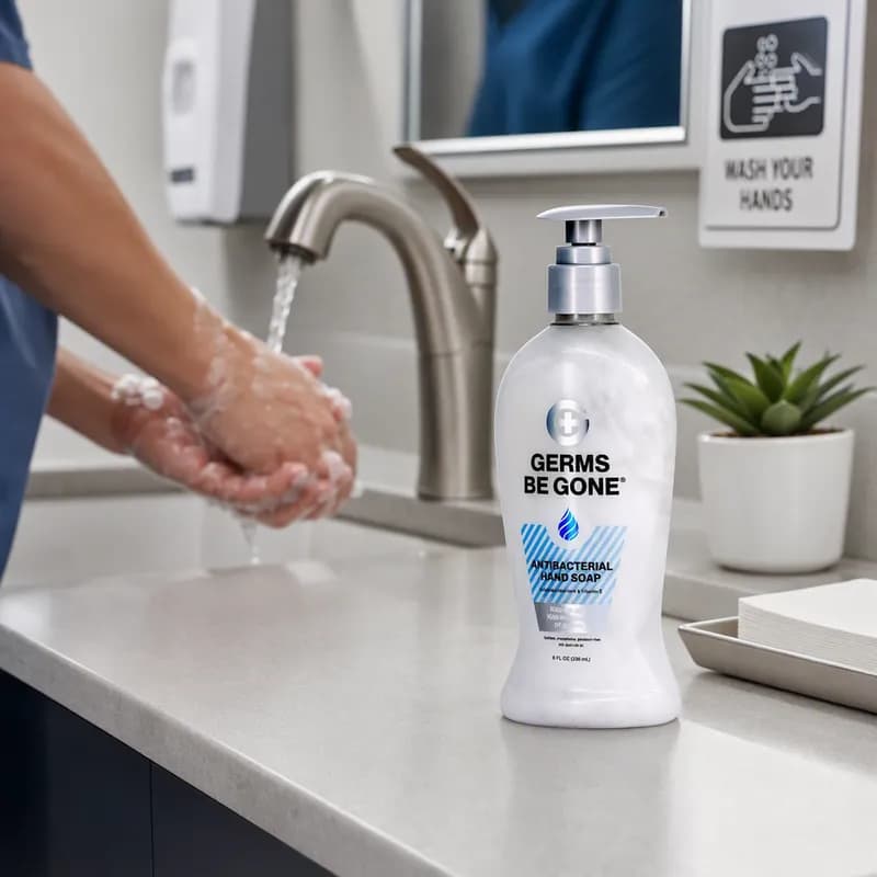 Germs Be Gone® Hand Soap Liquid 8 FLOZ Antibacterial 24/Case