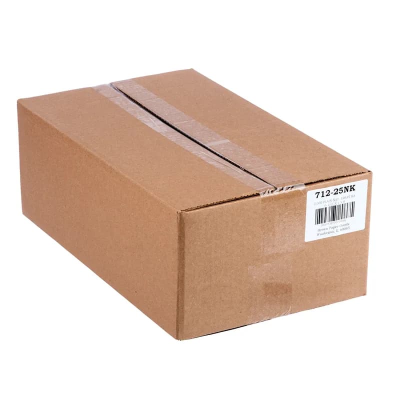Sandwich Bag 6.5X1X8 IN Paper 25# Natural Plain 2000/Case