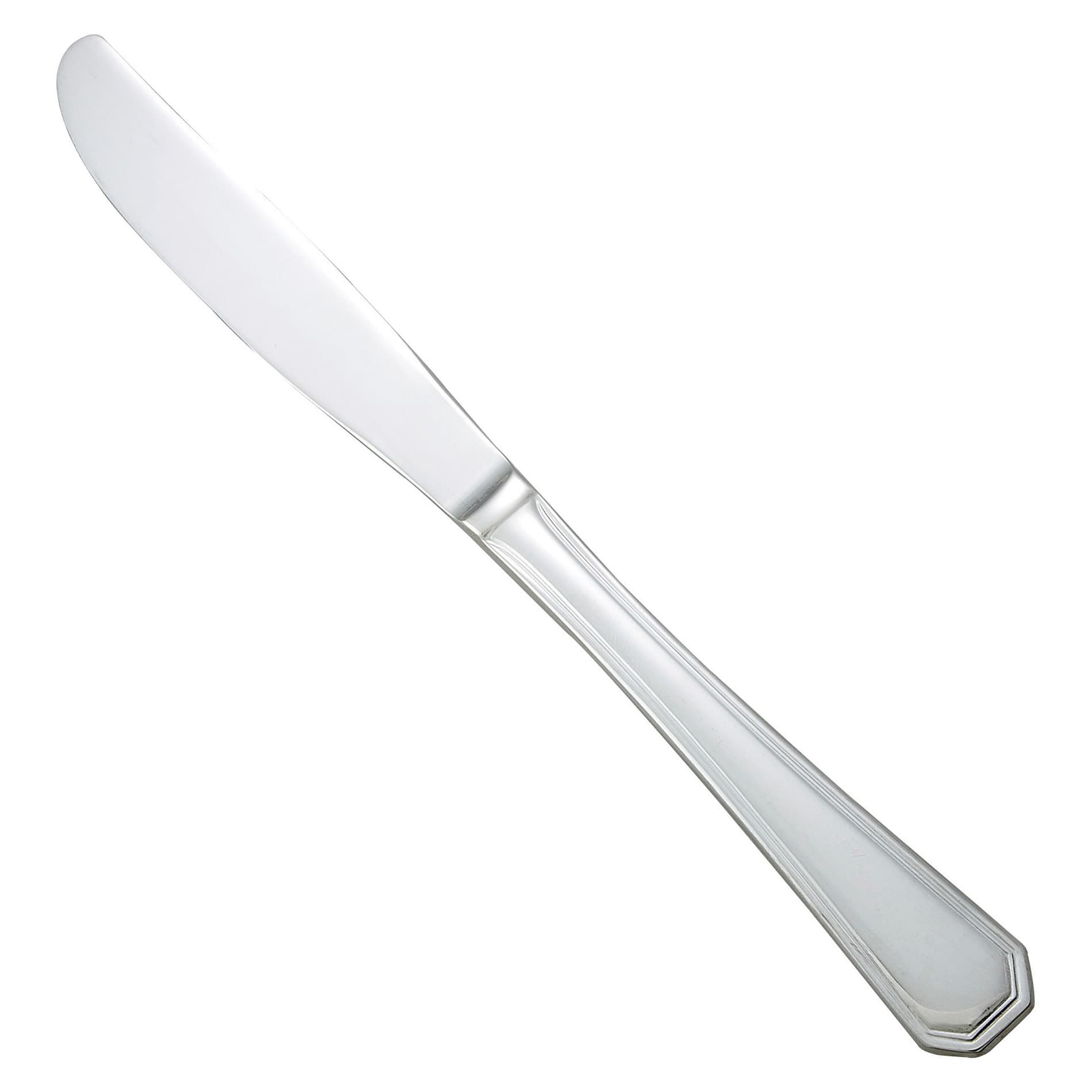 Victoria Dinner Dinner Knife 9.25 IN Stainless Steel Extra Heavy Duty Silver 12/Dozen