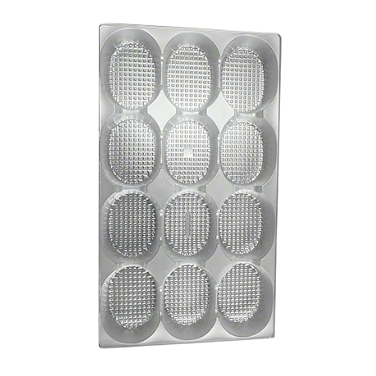 Burger Patty Tray 12 Compartment Plastic 1000/Case