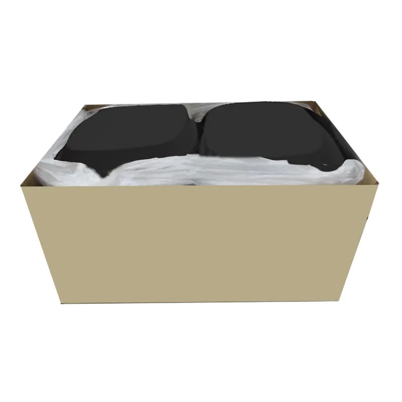 Gourmet-To-Go® Take-Out Container Base Large (LG) 11.25X9X1.75 IN Aluminum Black Gold Oval 150/Case