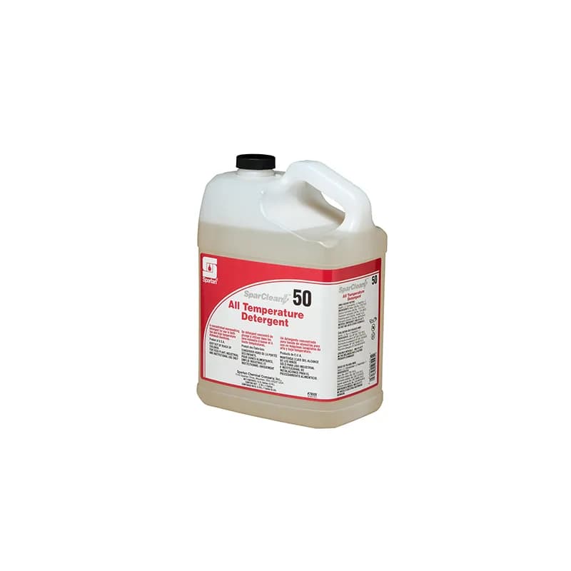 SparClean® 50 Mild Scent Dishmachine Detergent 1 GAL All Temperature Alkaline Liquid All Temperature 1/Gallon