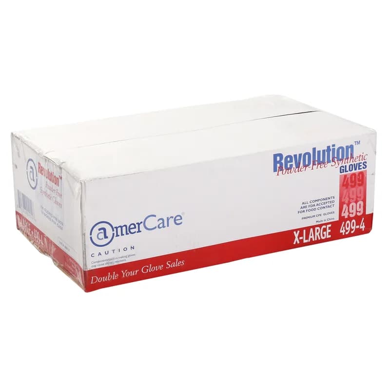 Revolution™ Gloves XL Synthetic Powder-Free 100 Count/Pack 10 Packs/Case 1000 Count/Case