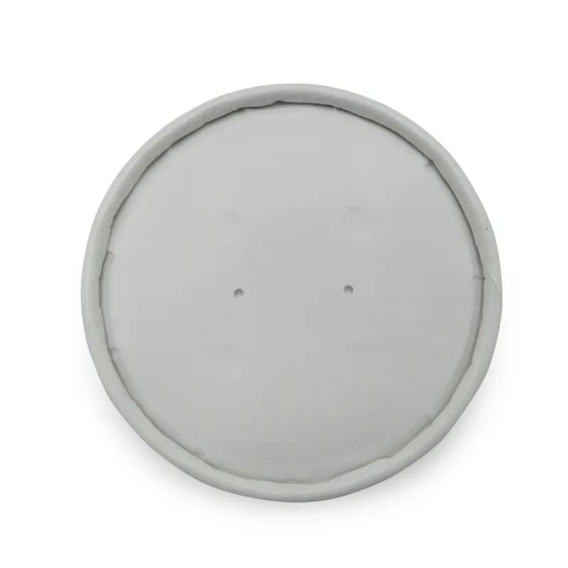 Victoria Bay Lid Flat Paperboard White For 6-8-10-12-16 OZ Tall Container Unhinged 1000/Case