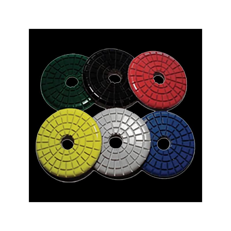 LUMINAIRE™ Diamond #220 Disc Luminaire 3 Polishing Pad 3X0.5 IN Red High Performance 1/Each