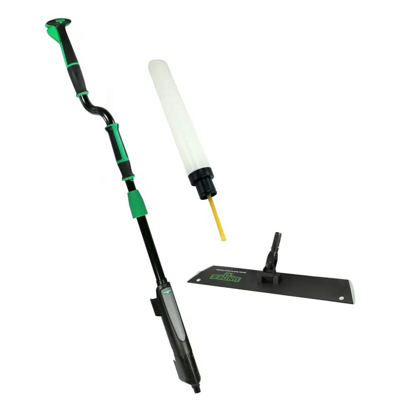 Excella Mop 18 IN 48-65IN White Microfiber Ergonomic Adjustable Flat Kit 1/Each