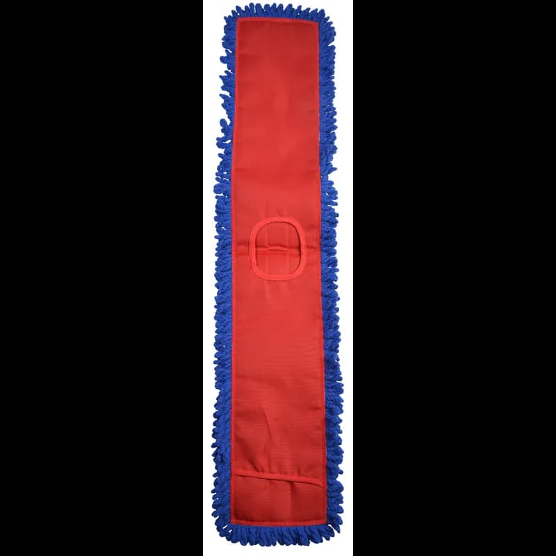 Dust Mop 48X5 IN Blue Microfiber With Hook & Loop 1/Each