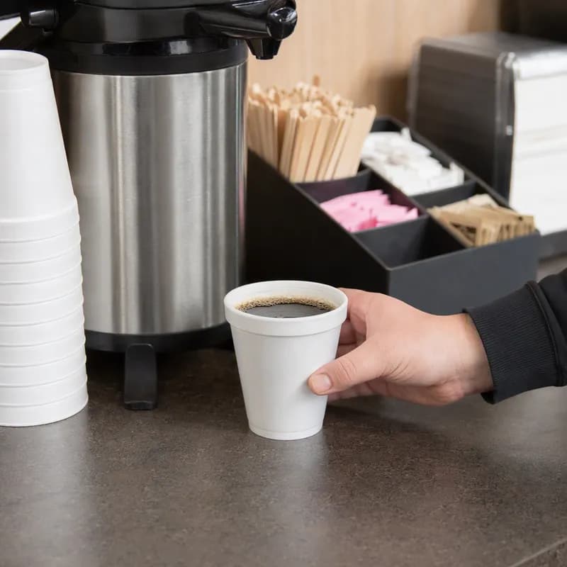 Cup 8 OZ Polystyrene Foam White 1000/Case