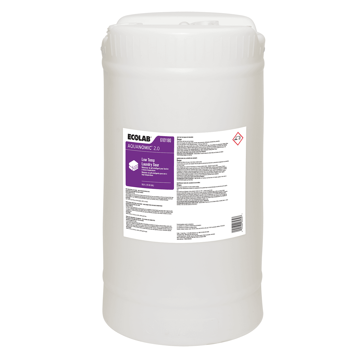 Laundry Sour 15 GAL Liquid 1/Each