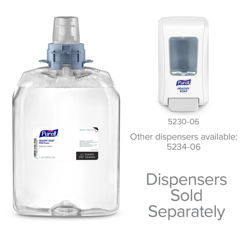 Purell® Hand Soap Foam 2000 mL 4.05X5.58X10.26 IN Fragrance Free Mild For FMX-20 2/Case