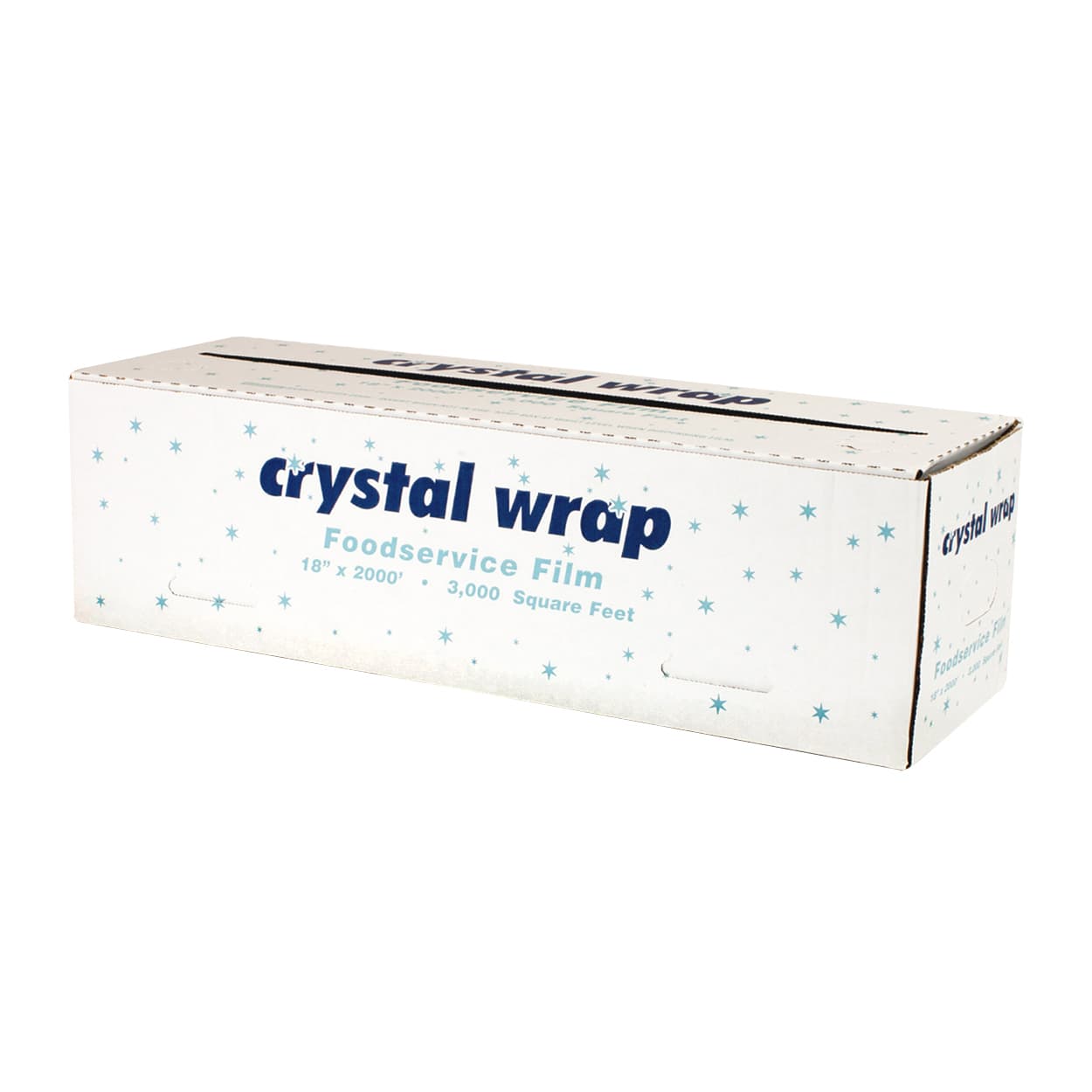 Multi-Purpose Cling Film Cutter & Roll 18IN X3000FT PVC Clear With Dispenser Box Freezer Safe 1/Roll