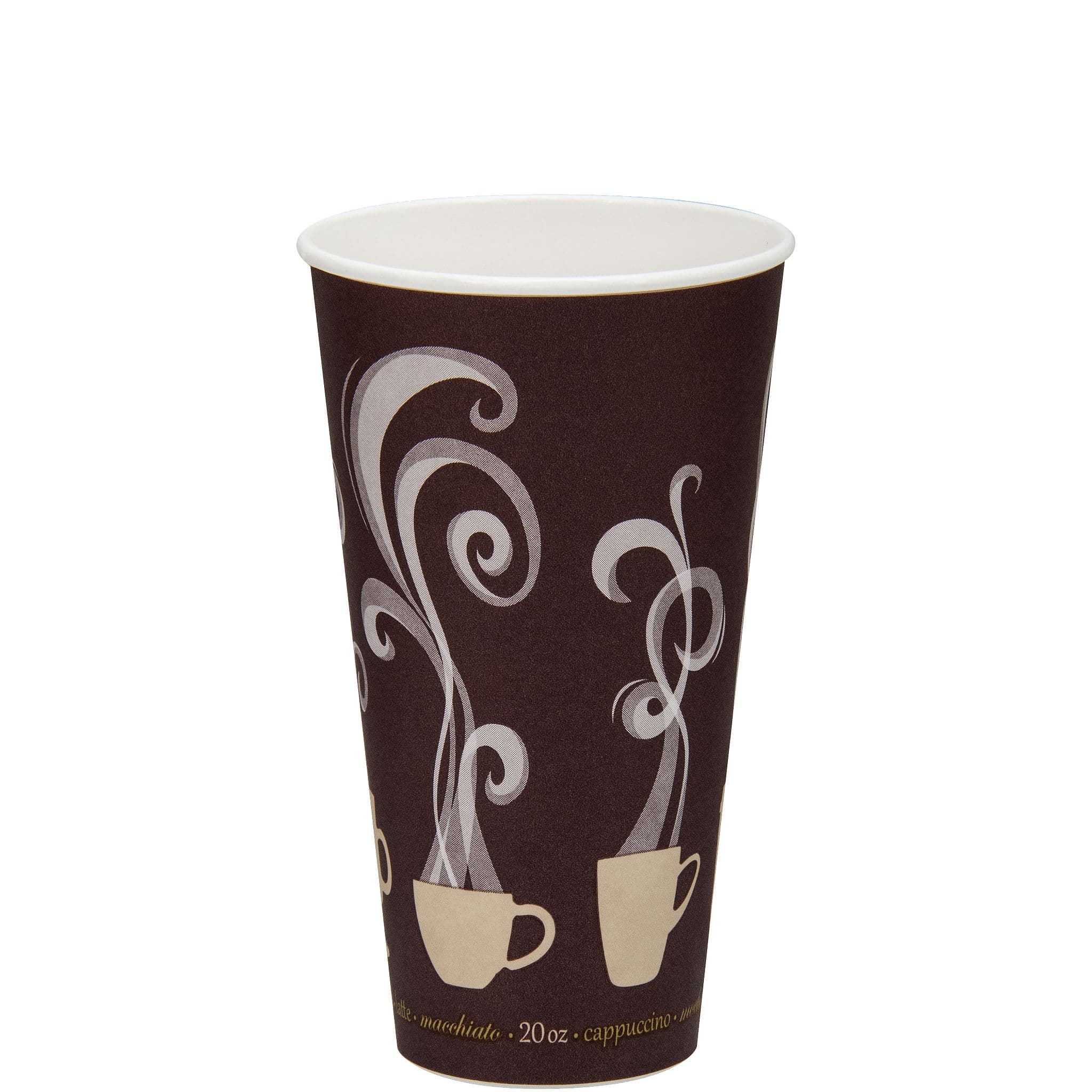 Solo® ThermoGuard® Hot Cup Insulated 20 OZ Double Wall Poly-Coated Paper Steam 30 Count/Pack 20 Packs/Case