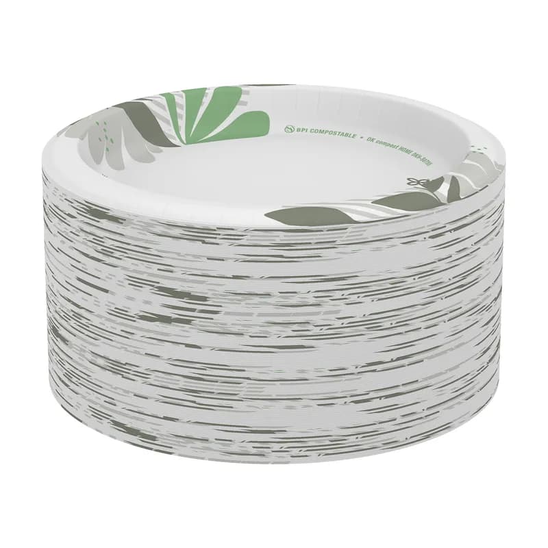 Dixie® Plate 8.5 IN Paper Multicolor Pathways Round Medium Weight 1000/Case