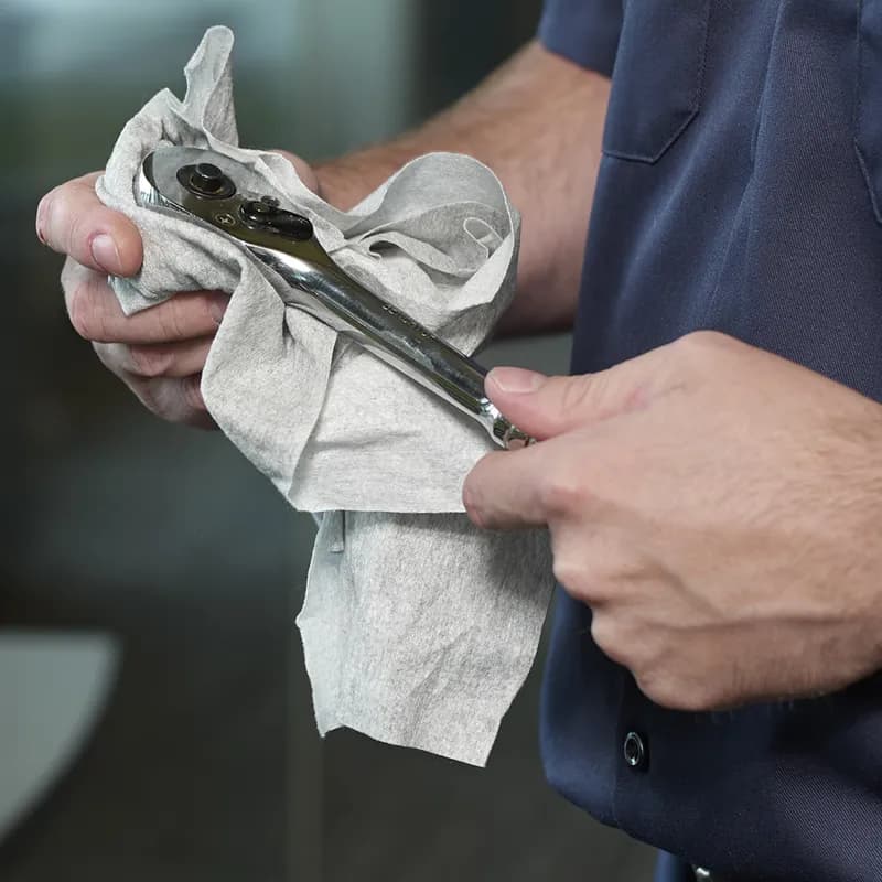 Tork W2 Cleaning Cloth 10X4.961 IN 416.667 FT Paper Gray Embossed Refill Industrial Centerfeed 500 Sheets/Roll