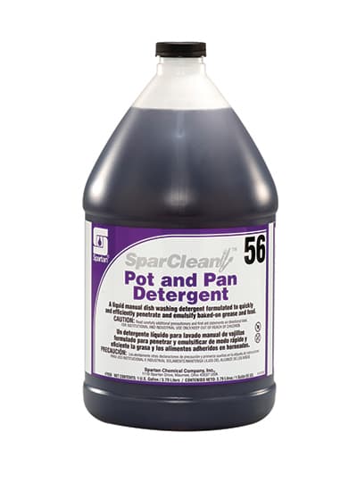 SparClean® Pot and Pan Detergent 56 Pleasant Scent Manual 1 GAL Alkaline Liquid Concentrated 4/Case