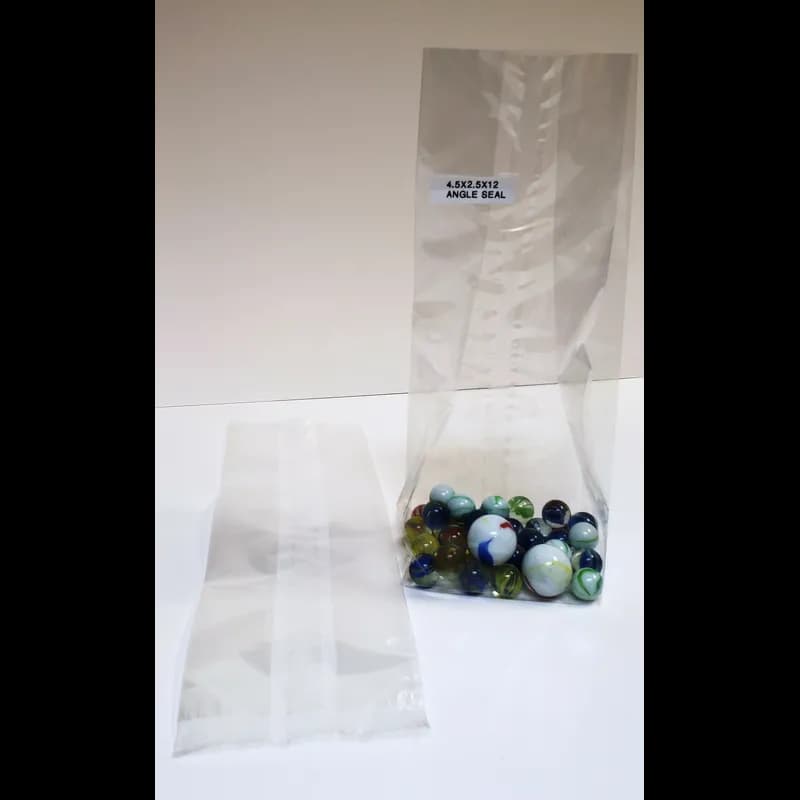 Brownie & Cake Pop Bag 4.5X2.5X12 IN Cellophane Clear With Angle Seal Closure 1000/Case