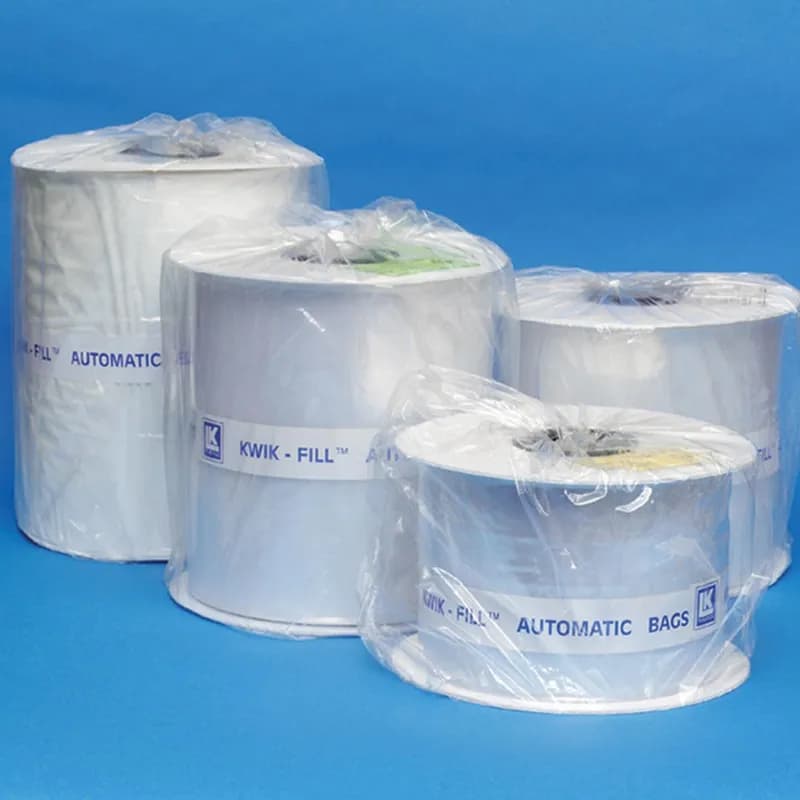 Kwik-Fill® Bag 8X12 IN Linear Low-Density Polyethylene (LLDPE) 2.8MIL Heavy Clear Preopened 750/Roll