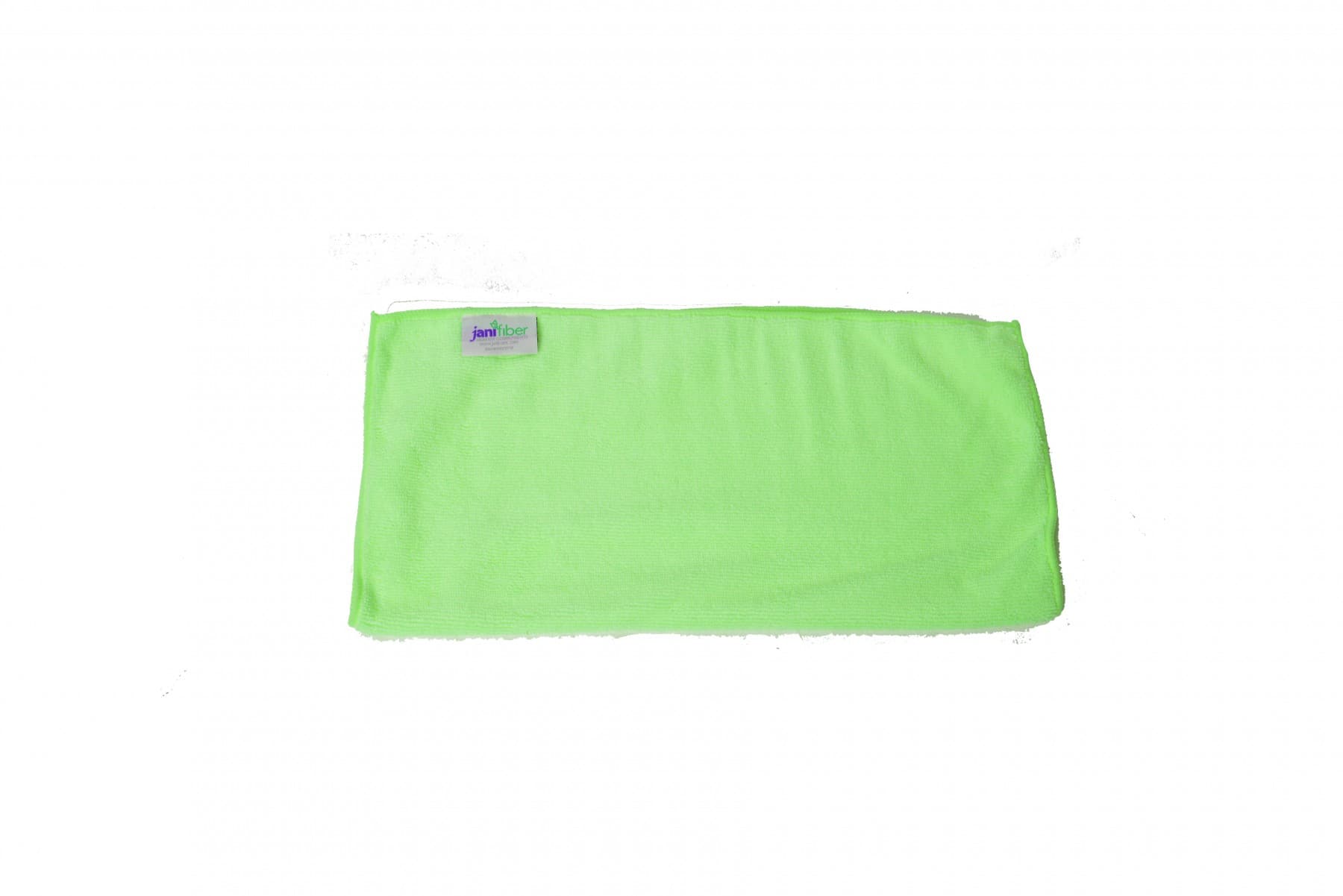 JaniFiber Cleaning Cloth 16X16 IN Standard Microfiber Green 24/Box