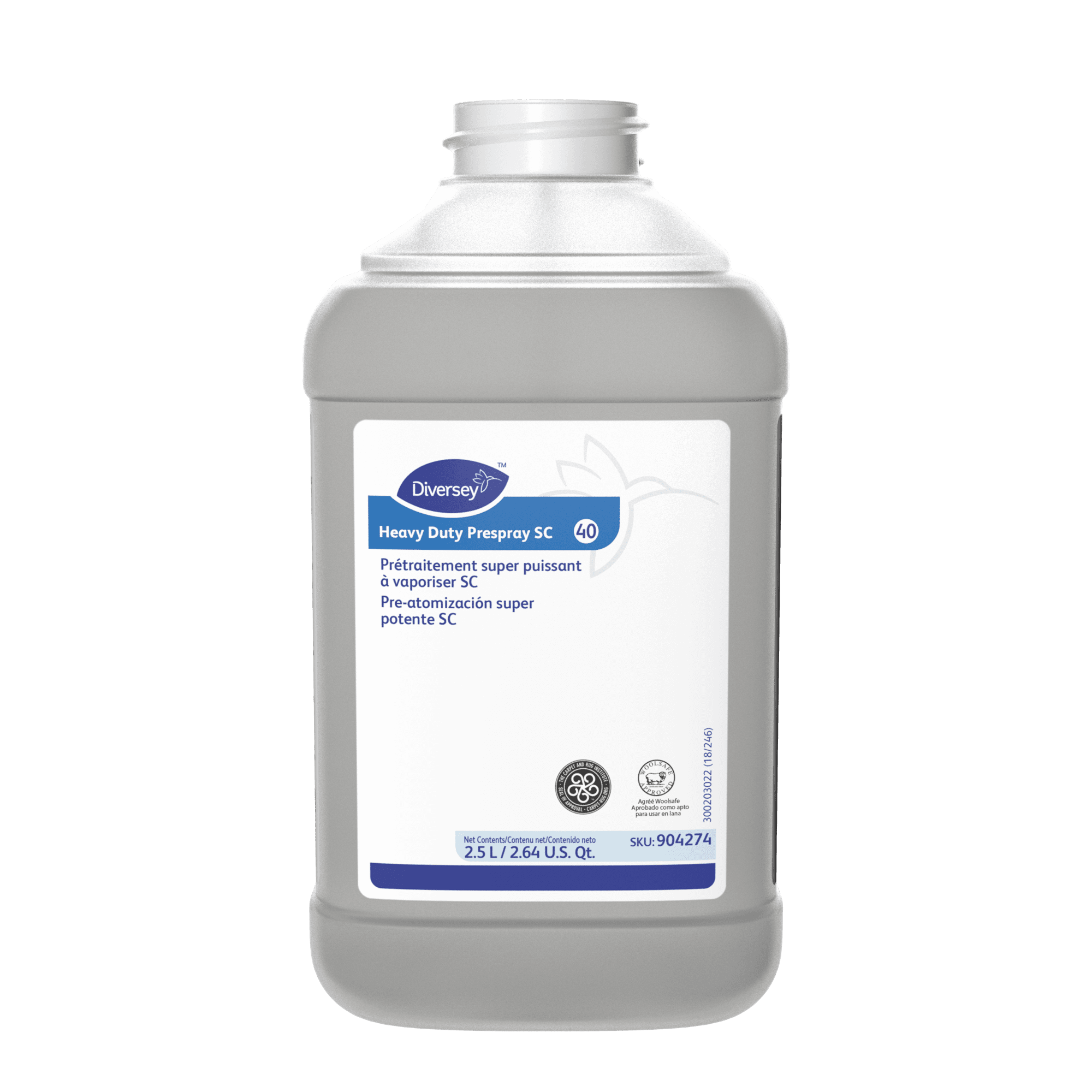 Diversey Floral Carpet Pretreatment 2.5 L Heavy Duty Liquid Concentrate For J-Fill® 2/Case
