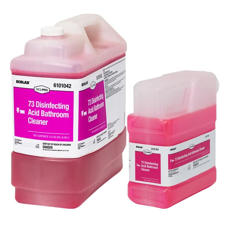 FaciliPro Pleasant Scent Disinfectant Cleaner Restroom Cleaner 1.3 L Liquid 2/Case