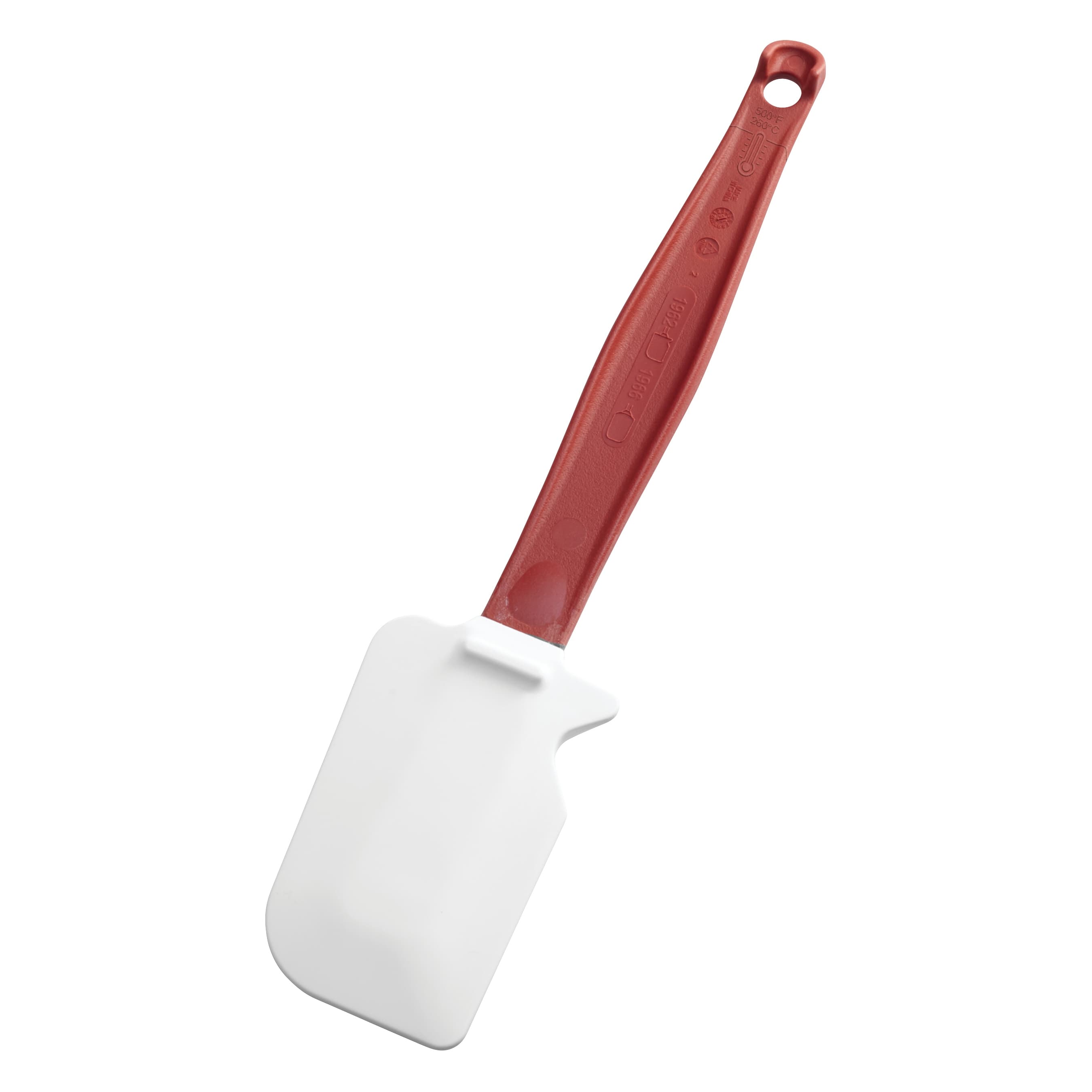 Scraper 10.41X2.29 IN Silicone Nylon Red High Heat 1/Each