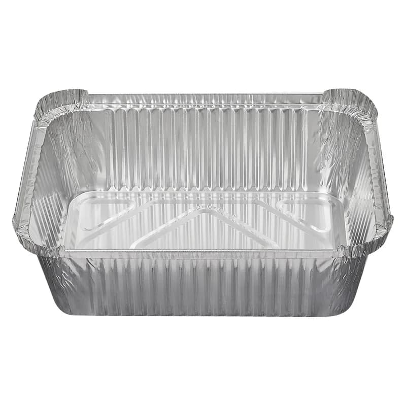 Victoria Bay Take-Out Container Base 5 LB 9.625X7.125X2.75 IN Aluminum Silver Oblong 250/Case