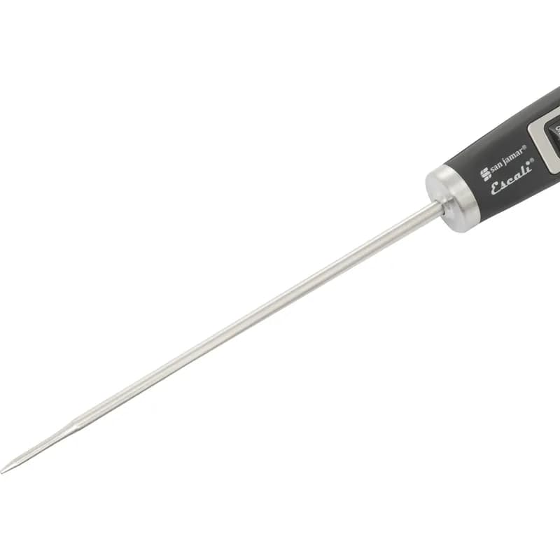 San Jamar Food Thermometer 1.25X4.75 IN Acrylonitrile Butadiene Styrene (ABS) Metal Black Digital 1/Each