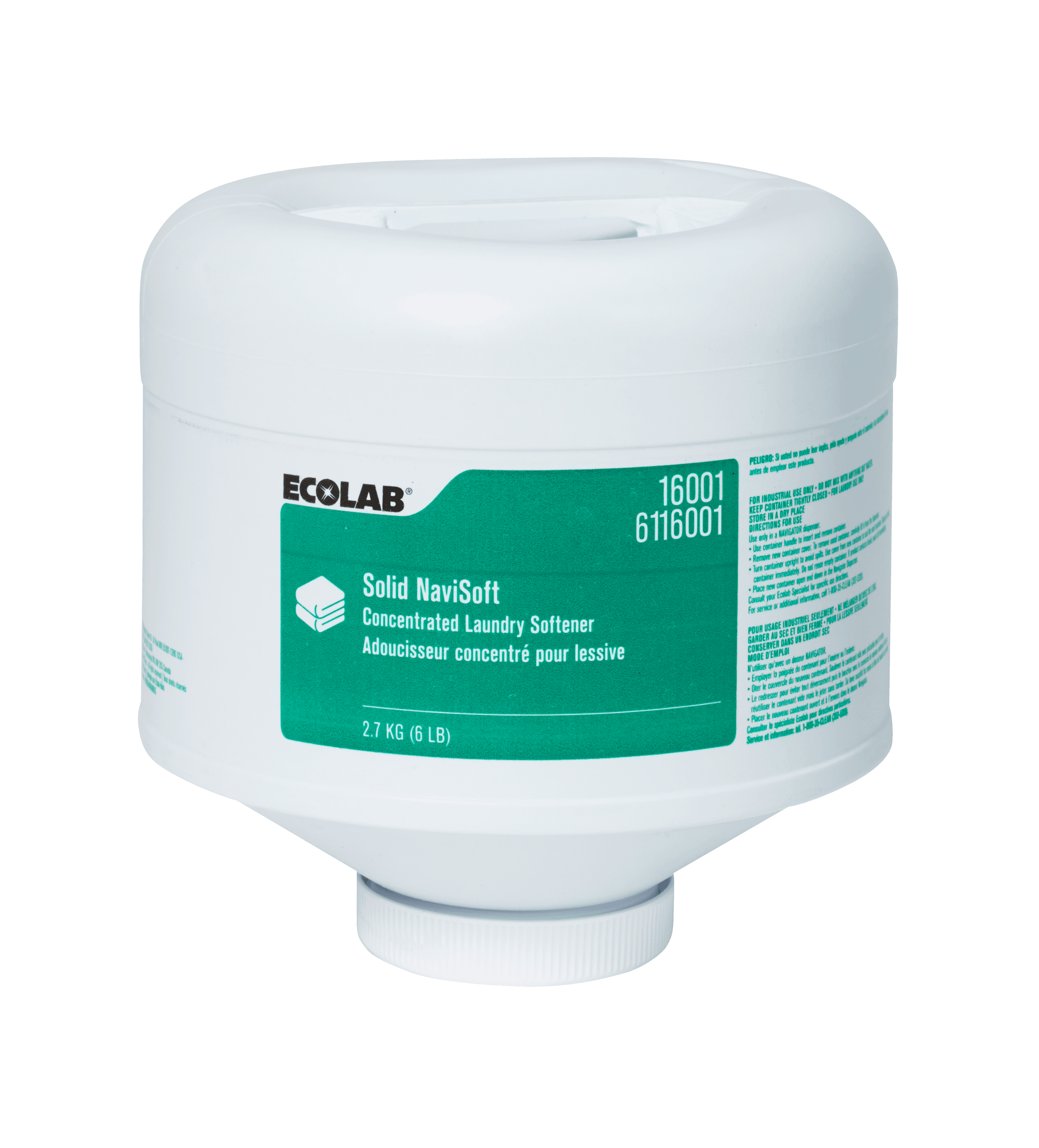 Solid Navisoft Laundry Detergent 6 LB Solid 2/Case