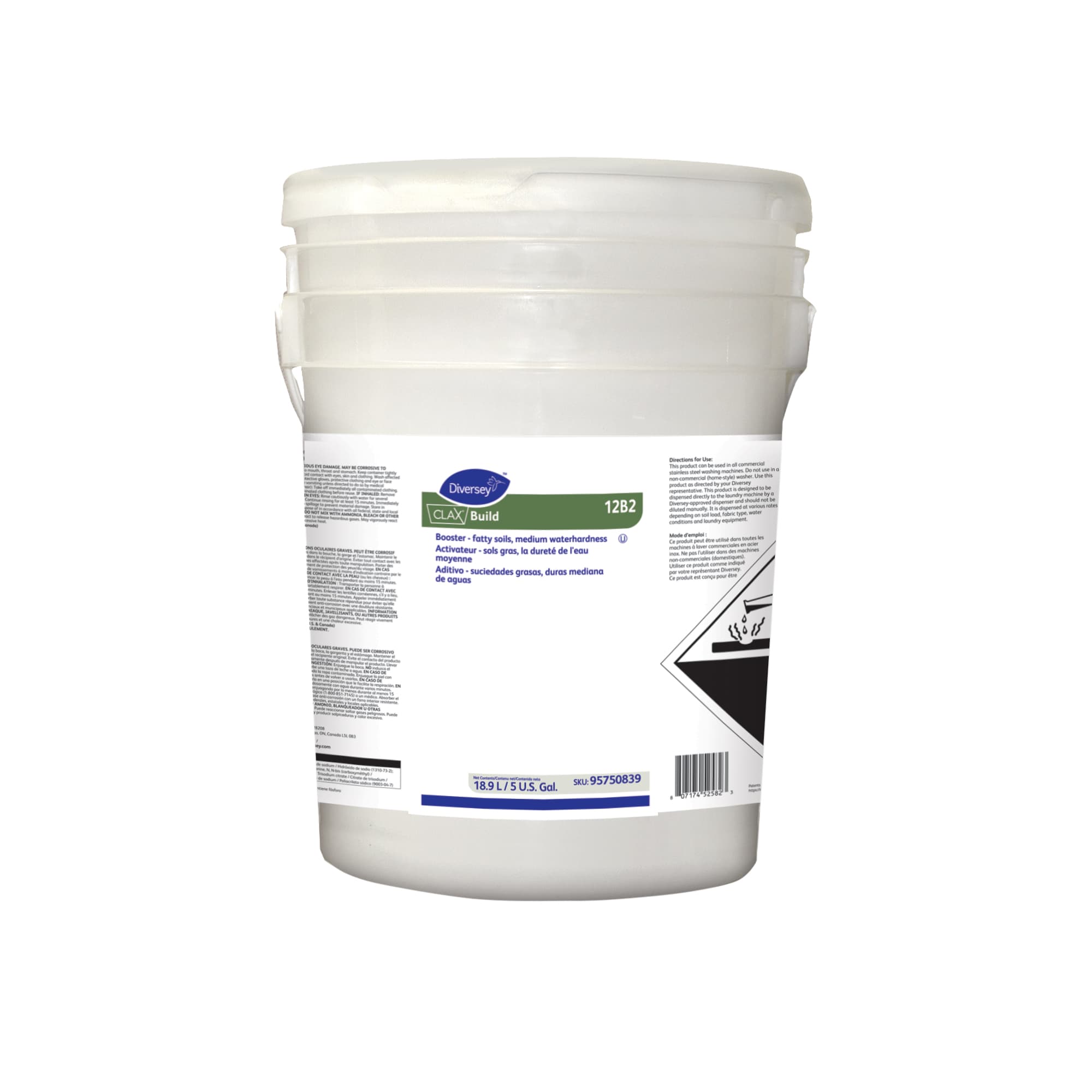 Clax® Laundry Detergent 5 GAL Liquid Kosher 1/Pail