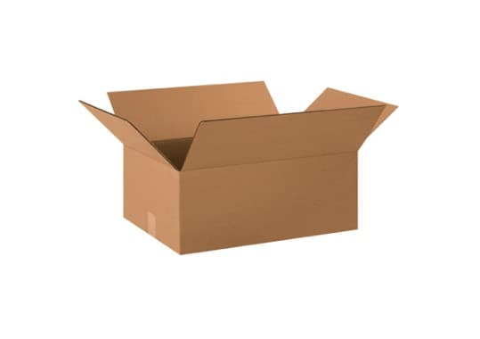Box 20X14X8 IN Kraft Corrugated Cardboard 32ECT 200# 25 Count/Bundle