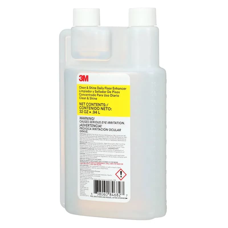 3M™ Clean & Shine Floor Enhancer 32 FLOZ Daily No Rinse Daily Doser 6/Case