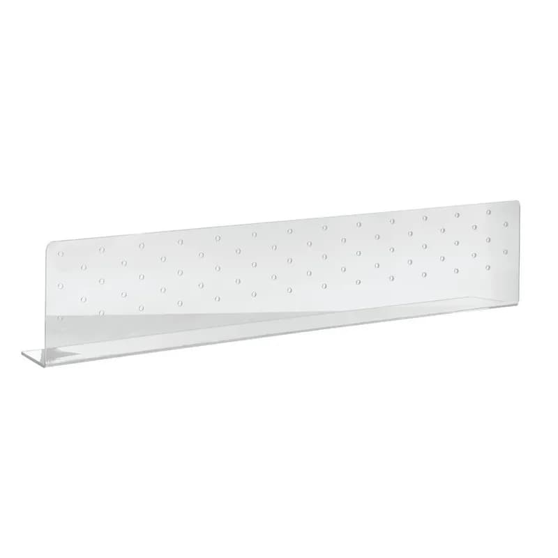 Divider 30X6X4 IN Acrylic Clear Ventilated Open End 1/Each