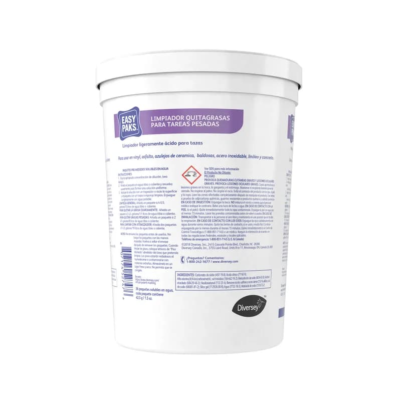 Easy Paks® Cleaner & Degreaser Multi Surface Heavy Duty Powder RTU Heavy Duty 36 Count/Pack 1 Packs/Case 36 Count/Case