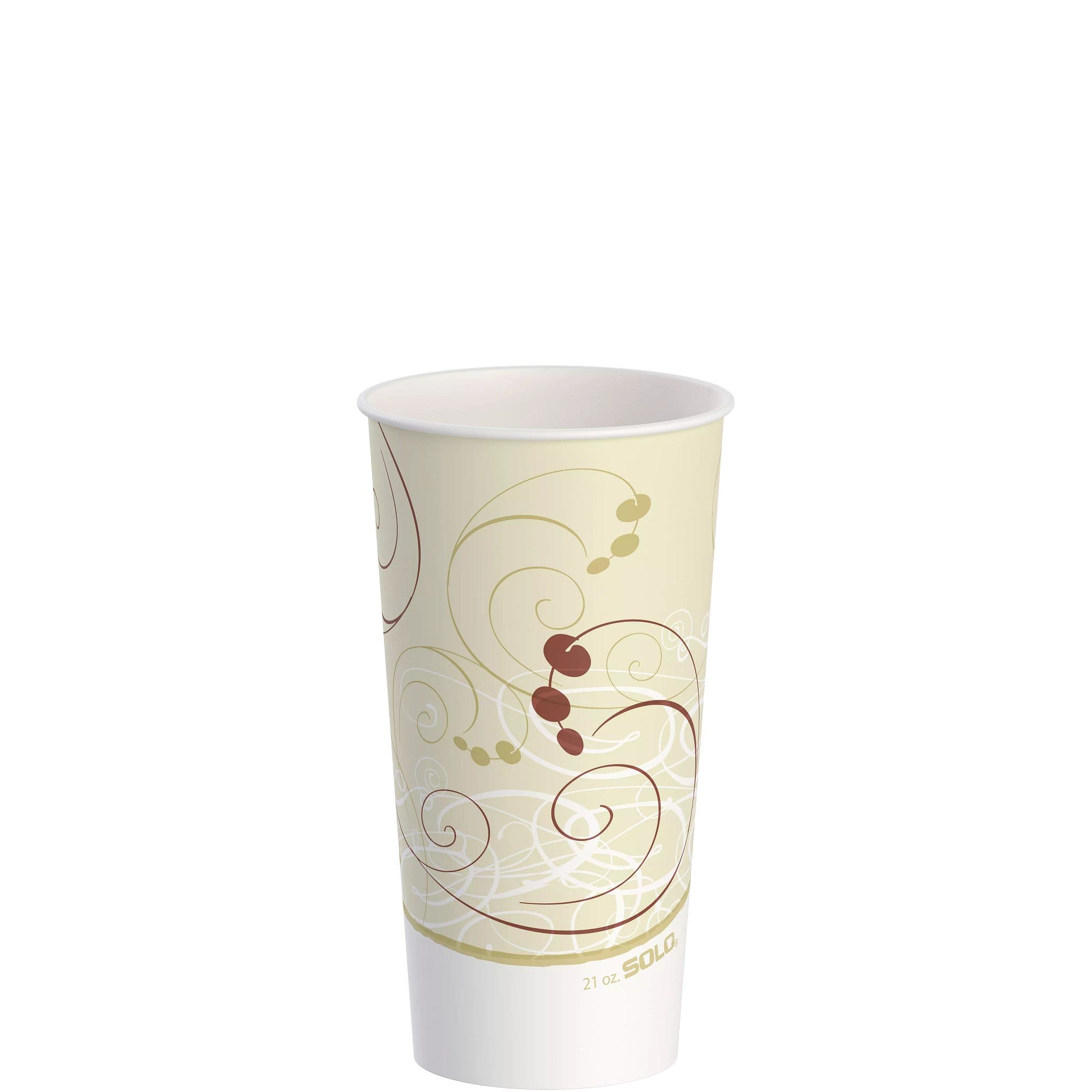 Solo® Cold Cup 21 OZ Double Sided Poly Paper (DSP) Multicolor Symphony® Stock Print 50 Count/Pack 20 Packs/Case