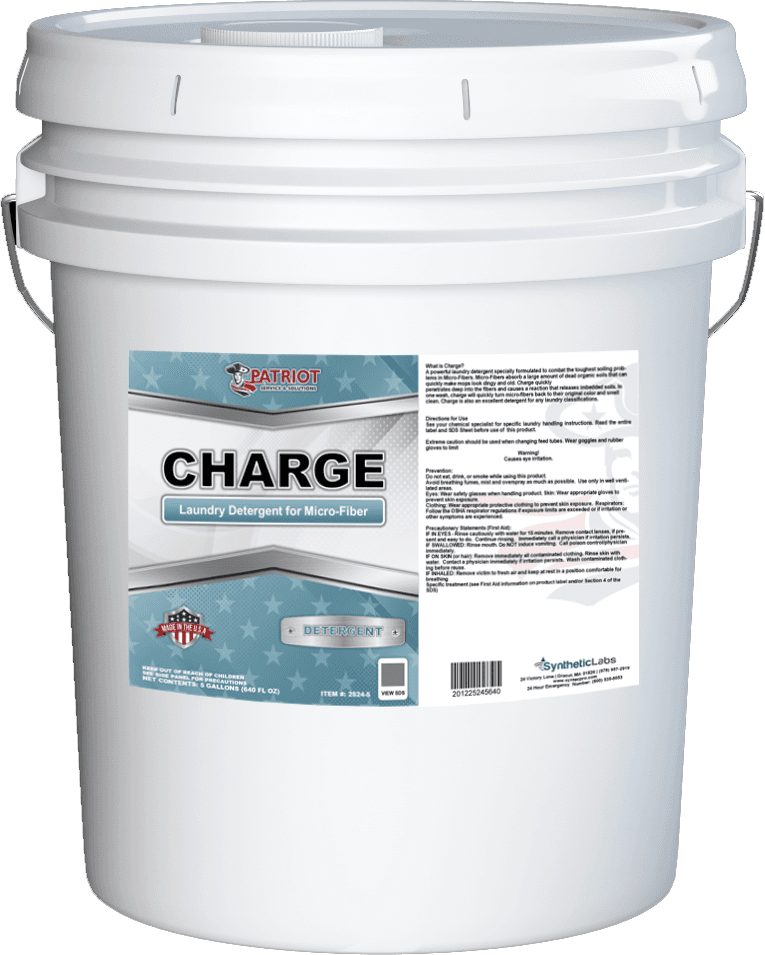Patriot® CHARGE Laundry Detergent 5 GAL High-Efficiency 1/Each