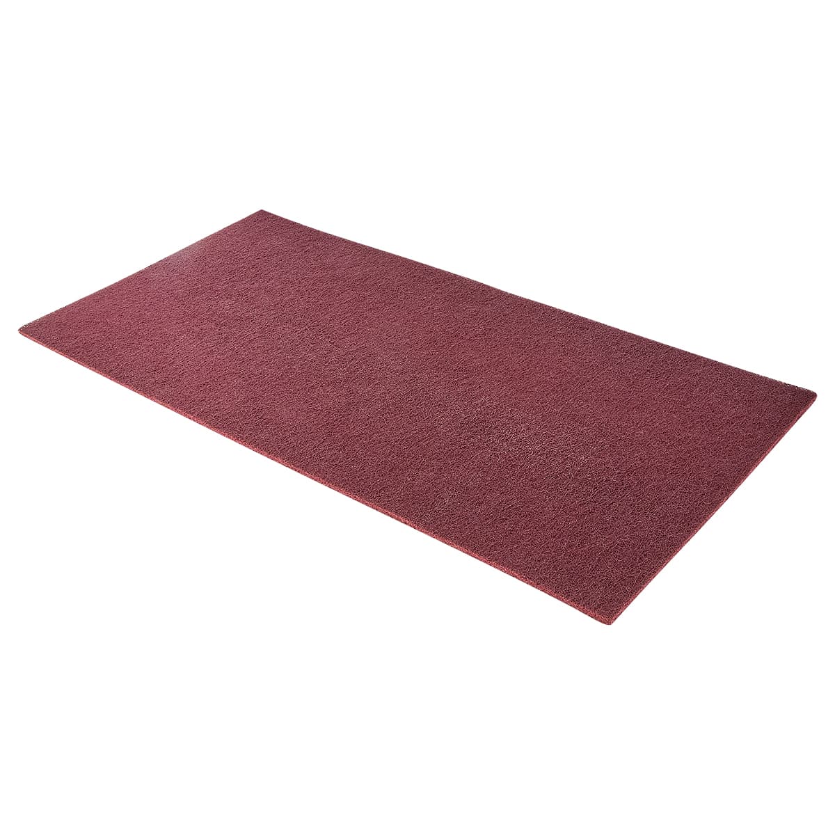 Victoria Bay Scrubbing Pad 14X28 IN Maroon Synthetic Fiber 10/Case
