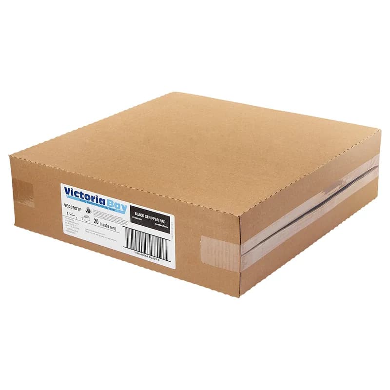 Victoria Bay Stripping Pad 20 IN Black 5/Case