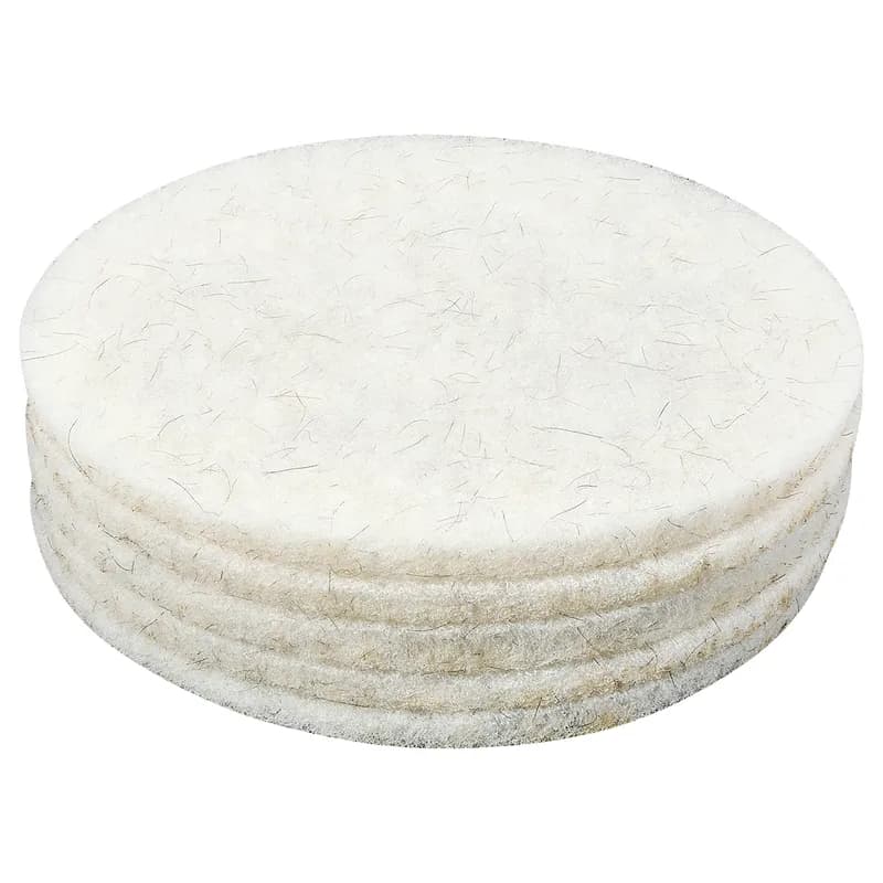 Victoria Bay Burnishing Pad 20 IN White 5/Case