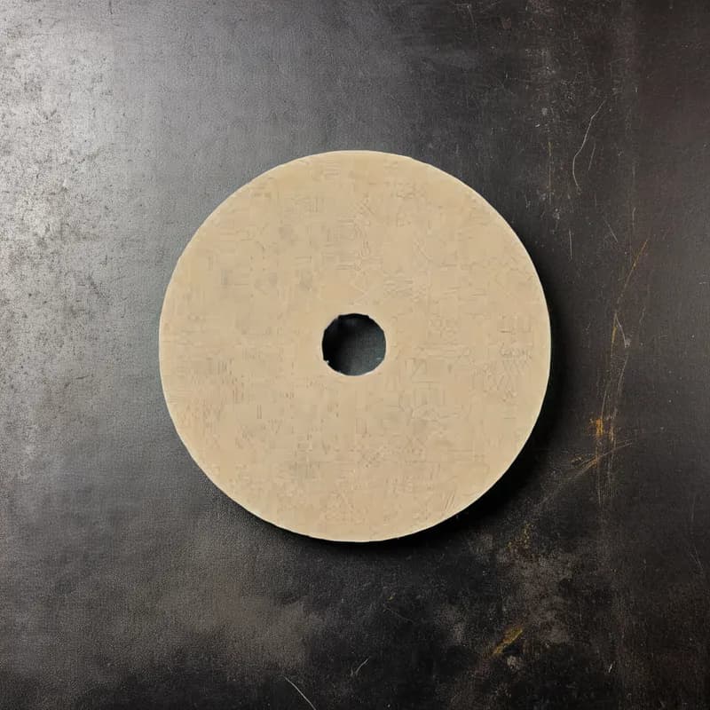Victoria Bay Burnishing Pad 21 IN Beige Natural Fiber 5/Case