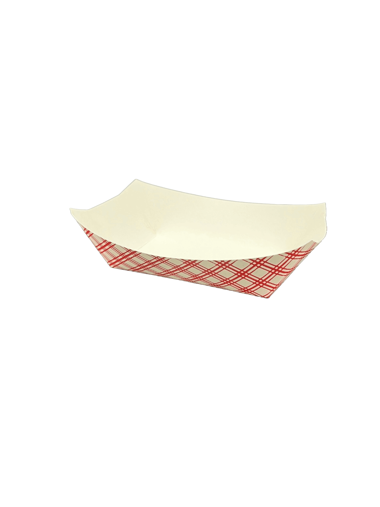 Food Tray 3 LB Clay-Coated Paperboard Red 500/Case