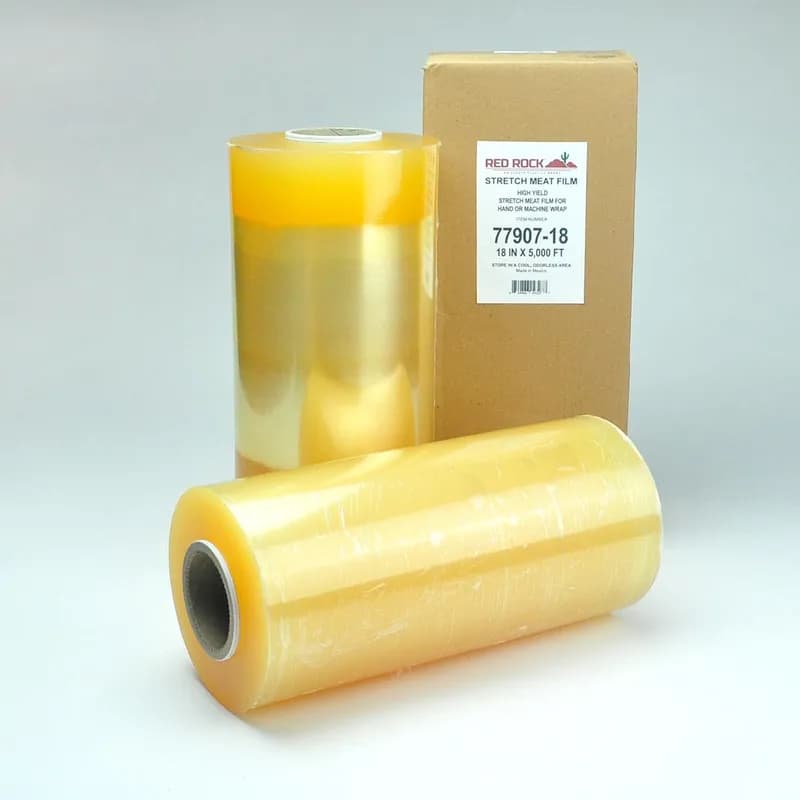 Red Rock® Meat Single Layer Film 20IN X5000FT Clear For Hand Wrap Station Hobart Auto Wrappers 1/Roll