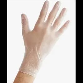 Victoria Bay Gloves XL Clear Vinyl Disposable Powdered 100 Count/Pack 10 Packs/Case 1000 Count/Case