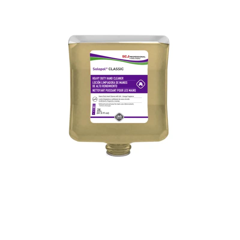 Solopol Classic Hand Cleaner Liquid 2 L Cartridge Heavy Duty 4/Case