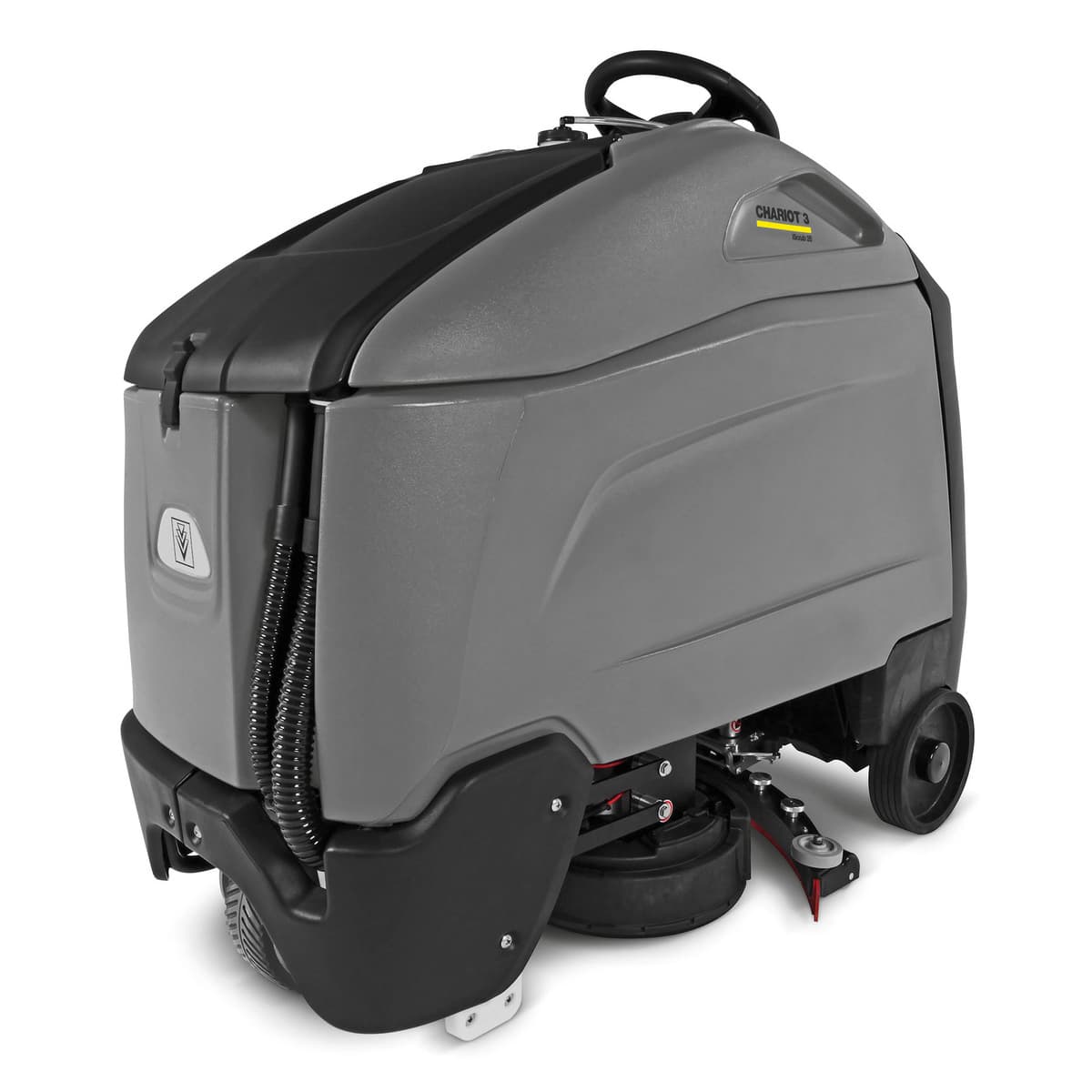 Chariot™ iScrub 26 Floor Scrubber 27 GAL 26IN 234Ah Stand-On On-Board Charger Pad Pad Driver AGM Battery 1/Each
